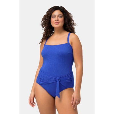 Maillot de bain texturé scintillant. Bonnets ULLA POPKEN