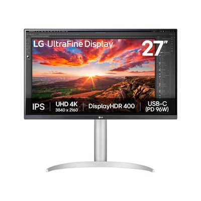 Ecran PC 4K 27UP850K-W UltraFine UHD 4K 27'' IPS HDR 400 USB-C 96W LG