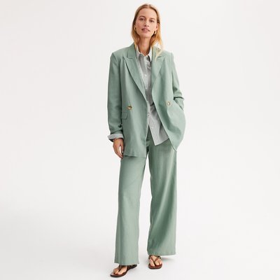 Veste coupe droite, lin mélangé ANNE WEYBURN