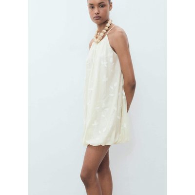 Robe halter style boule MANGO