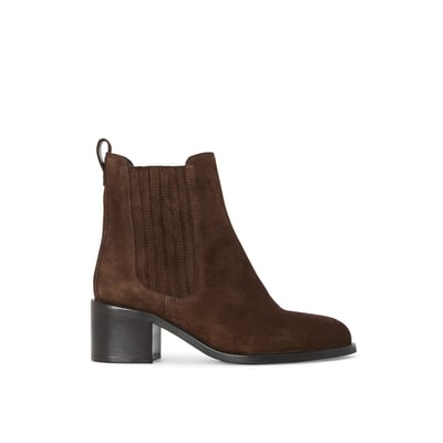Boots À Talon en cuir BARNEY MELLOW YELLOW