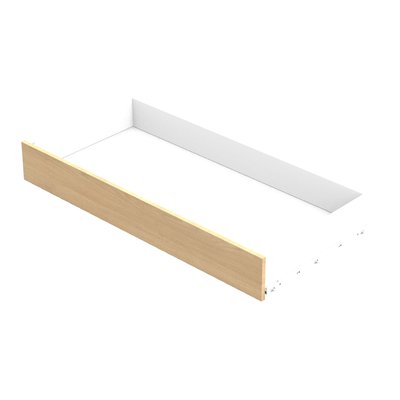 Tiroir de lit bébé décor bois chêne miel SAUTHON