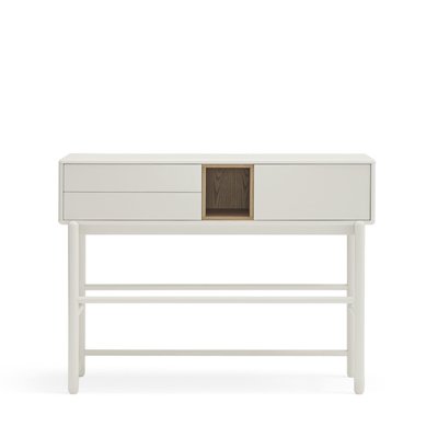 Console 1 porte 2 tiroirs en bois L180cm - CORVO TEULAT