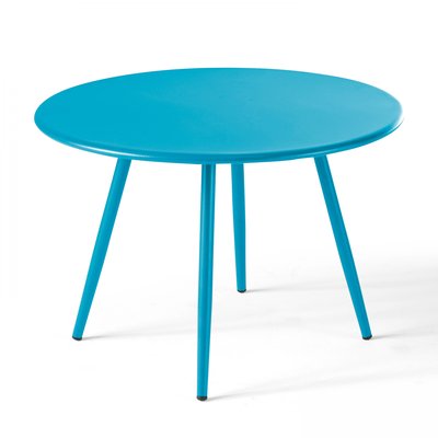 Table basse en métal ronde diamètre 50 cm, PALAVAS OVIALA