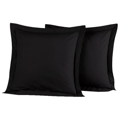 Lot de 2 taies d'oreiller en percale de coton SOFT PERCALE SENSEI MAISON