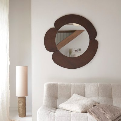 Miroir rond en mindi foncé 110x110 cm SARA TIKAMOON