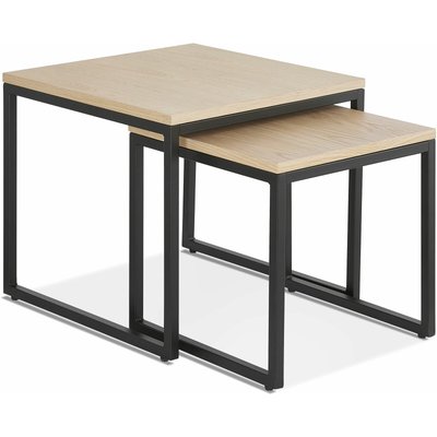 Table gigogne bois et métal, Gliss KOKOON DESIGN