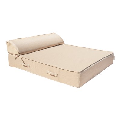 Lit bain de soleil extérieur en mousse 2 places MX HOME