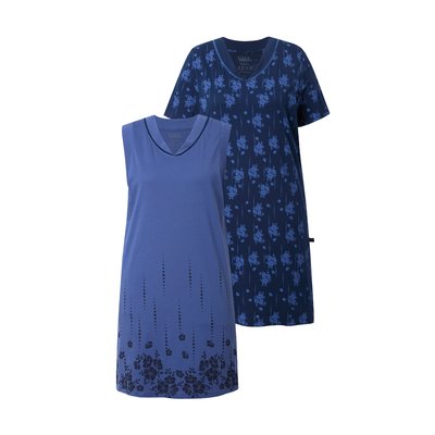 Grands T-shirts, lot de 2, motif à fleurs ULLA POPKEN