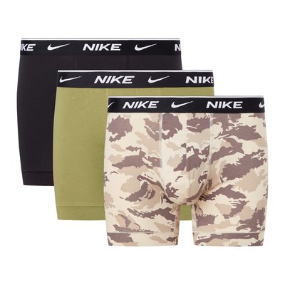 Confezione da 3 boxer tinta unita cotone stretch NIKE
