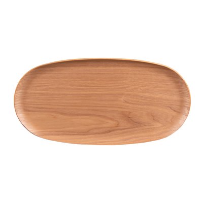 Plateau ovale bois naturel 35x18 cm TABLE PASSION