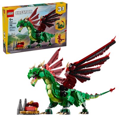 Creator 3 en 1 Le dragon médiéval LEGO