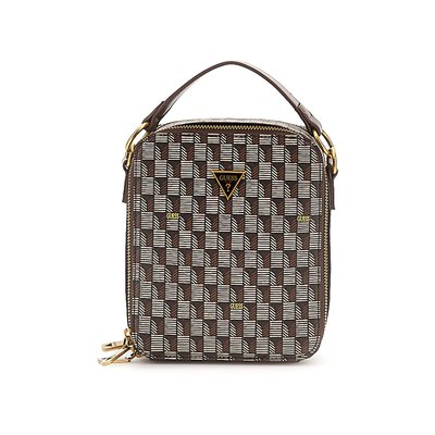 Mini Sac À Bandoulière Torino Imprimé Géométrique GUESS
