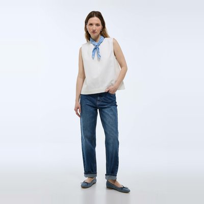 Top sans manches uni en coton BIO GOTS MONOPRIX