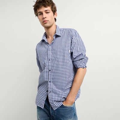Chemise Coupe Casual À Carreaux En Popeline PEPE JEANS