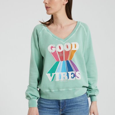 Shiva Vibes Sweatshirt with V-Neck LEON & HARPER