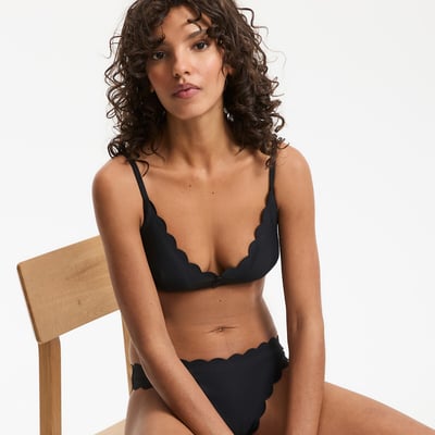 Triangel bikini-BH, piqué tricot ANNE WEYBURN