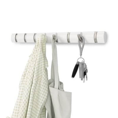 Portemanteau mural bois 8 patères  FLIP UMBRA