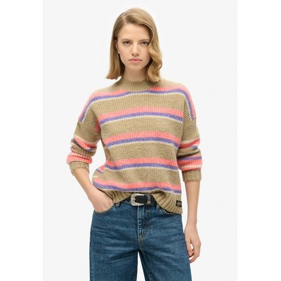 Pull ras du cou à rayures multiples SUPERDRY