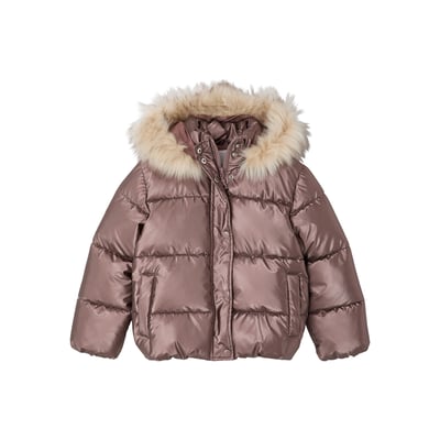 Doudoune à capuche doublée maille polaire VERTBAUDET