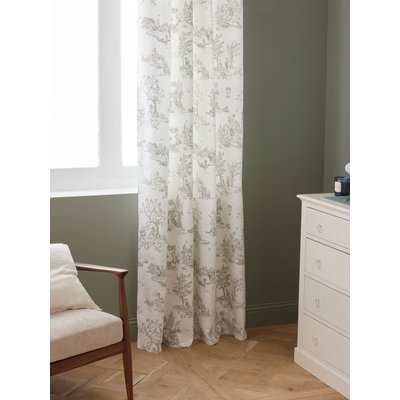 Rideau à oeillets esprit toile de Jouy CYRILLUS