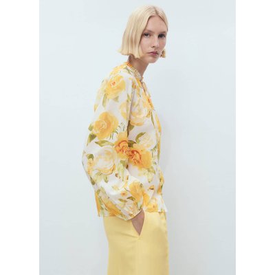 Blouse à fleurs coton MANGO
