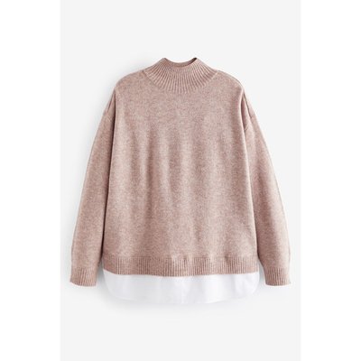 Poncho à col roulé et dos façon chemise NEXT