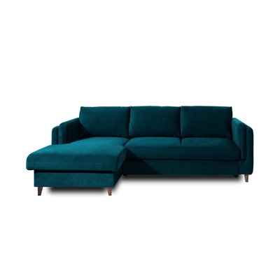 Canapé d'Angle Convertible en Velours 4 places - BROOKE LISA DESIGN