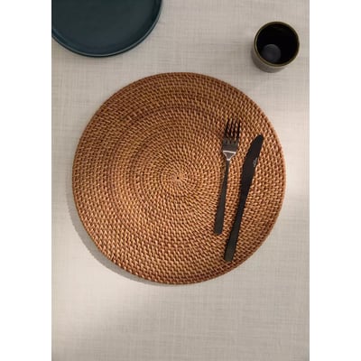 Set de table rond en rotin MANGO HOME