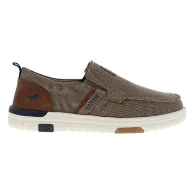 Baskets bleu marine à talon plat avec une fermeture à slip-on MUSTANG