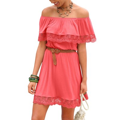 Robe OCÉANE plage Holly corail LASCANA