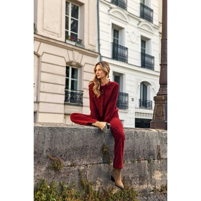 Gilet col rond uni MUDYA LA PETITE ETOILE