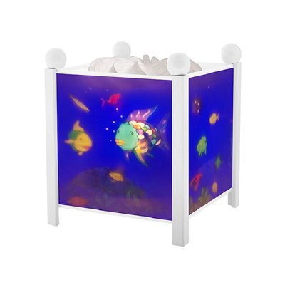 Lanterne Magique Poisson Arc En ciel - bois blanc 12V TROUSSELIER