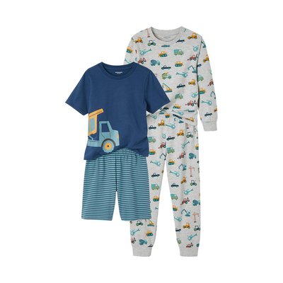 Lot pyjama + pyjashort "chantier" VERTBAUDET