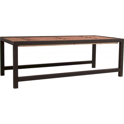 Table basse bois et fer, sudbury RECOLLECTION