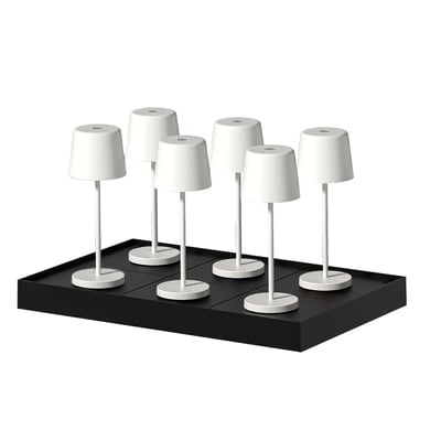Lot de 6 Lampes de table avec socle 6x KELLY MINI LUMISKY