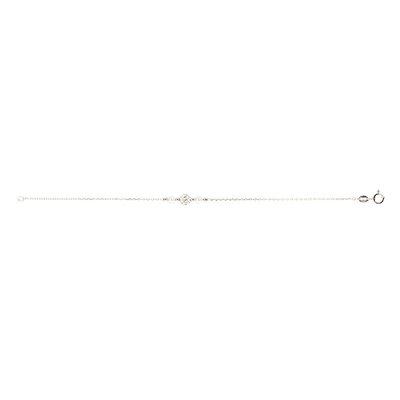 Bracelet en argent 925 et perle synthétique CLEOR
