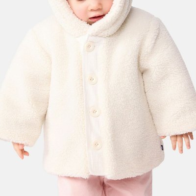 Vest in sherpa met kap PETIT BATEAU