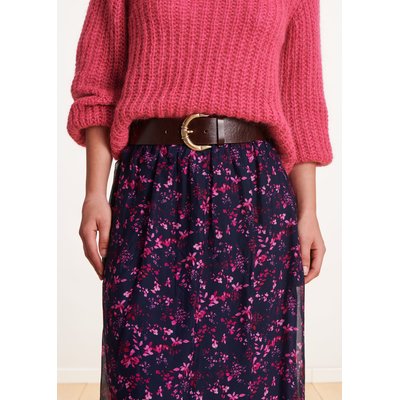 Ceinture aubergine western LA FEE MARABOUTEE