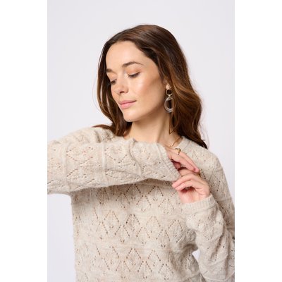 Pullover tricoté CRSalma CREAM