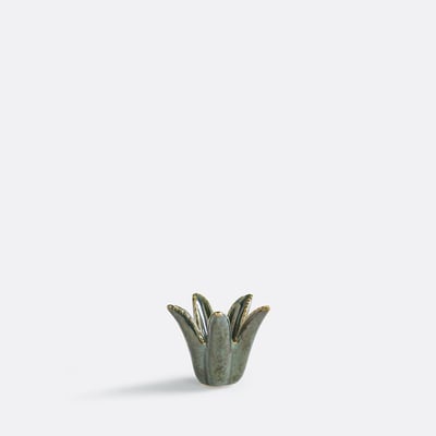 Portavelas de cerámica, altura 8,5 cm, TROPIA LA REDOUTE INTERIEURS