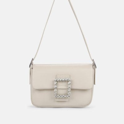Sac à épaule carré avec détail bijou ALMA EN PENA