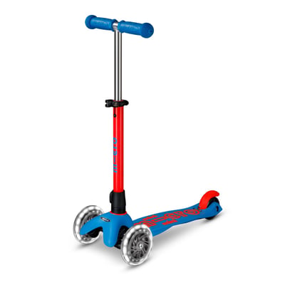 Trottinette 3 roues Mini Micro Deluxe Néon Flashing Red LED MICRO MOBILITY