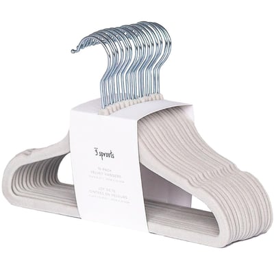 Lot de 15 cintres enfant velours 3 SPROUTS