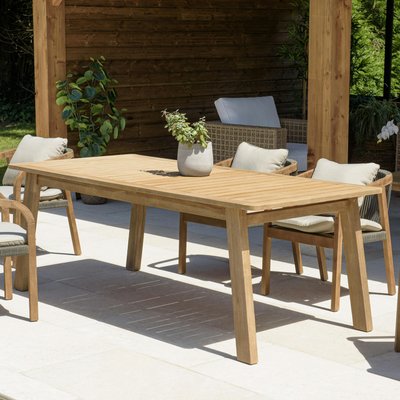 Table de jardin acacia naturel 200 cm BAHIA PIER IMPORT