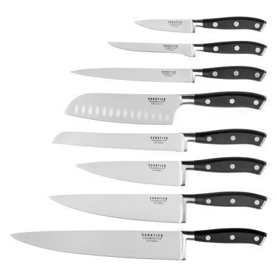 Set 5 couteaux de cuisine - VULCANO SABATIER TROMPETTE
