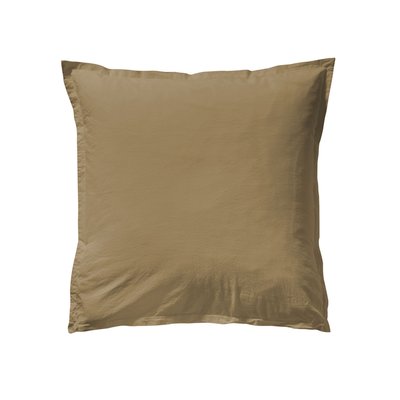 Taie d'oreiller unie en coton lavé, Made in France, SOFT LINE ESSIX
