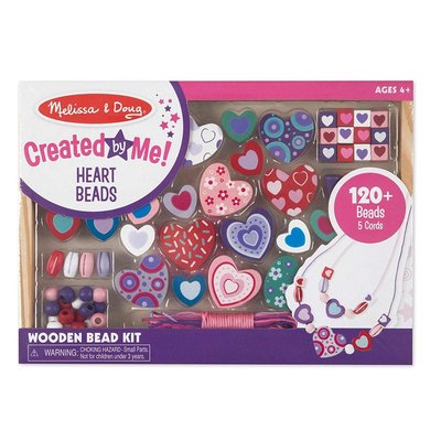 Ensemble de perles en bois Petits Cœurs MELISSA & DOUG