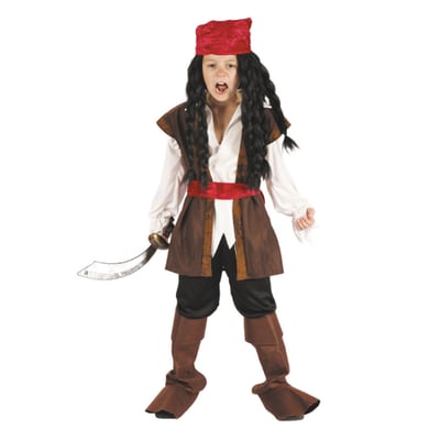 Costume pirate Jack 7-9 ans PARTY PRO