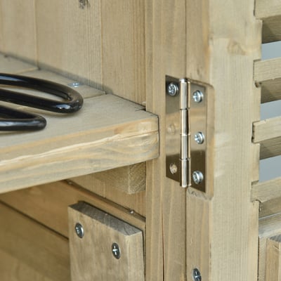Abri de jardin Bois OUTSUNNY